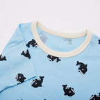 BabyRabbit Dolphin Toddler Loungewear Set — Short-Sleeve Top & Crop Pants, 96% Cotton (12M–5T)