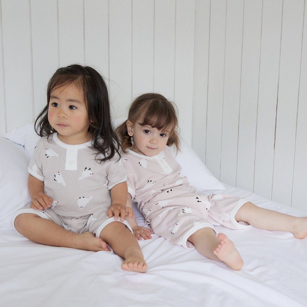 BabyRabbit Little Bird Short Sleeve — Toddler Cotton Pajamas & Loungewear Set (12M–5T)