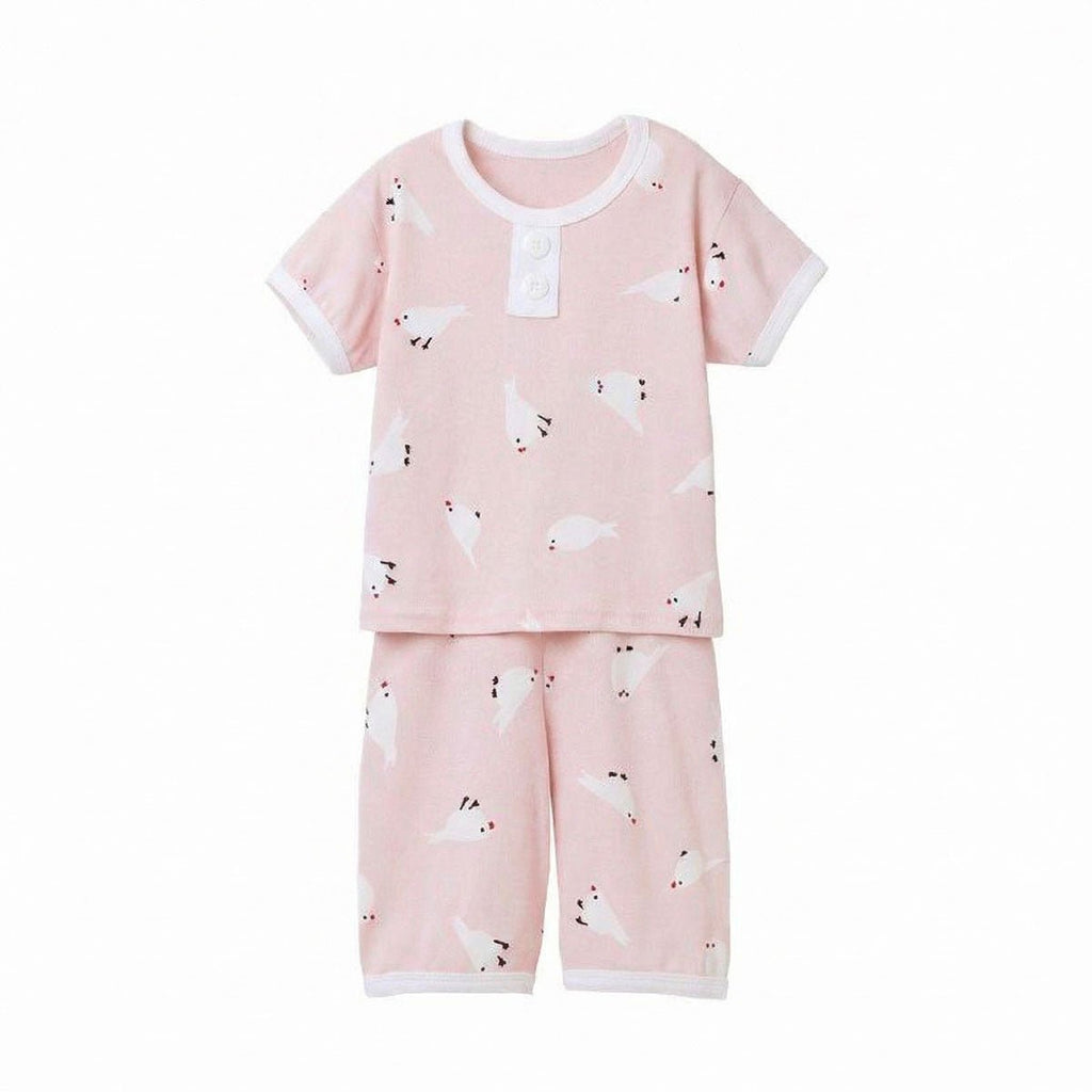 BabyRabbit Little Bird Short Sleeve — Toddler Cotton Pajamas & Loungewear Set (12M–5T)