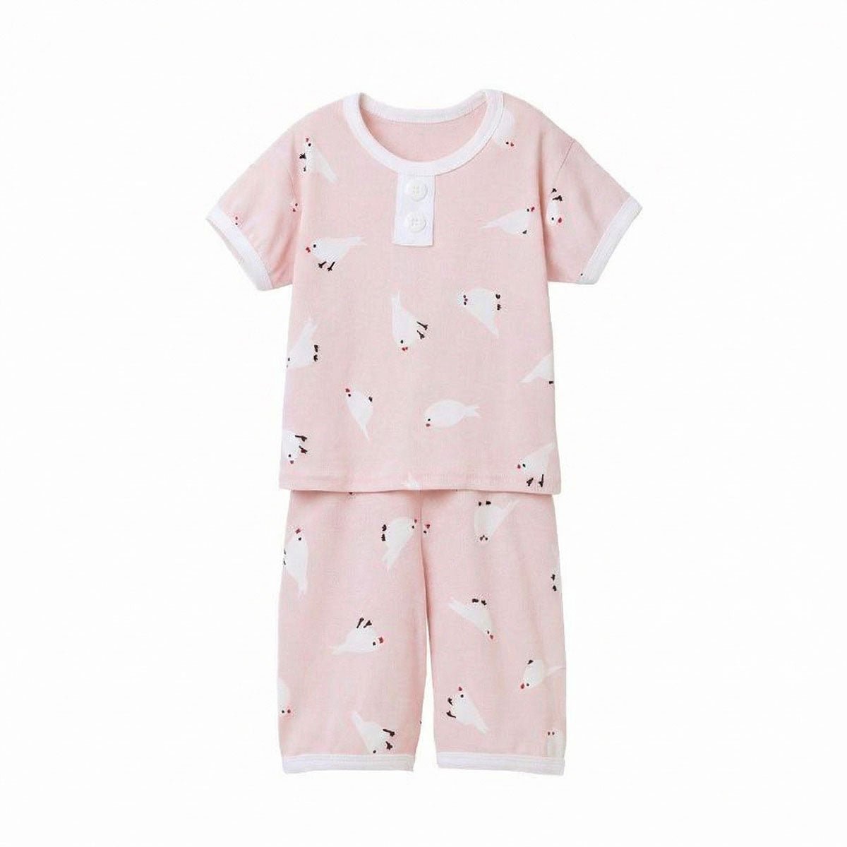 BabyRabbit Little Bird Short Sleeve — Toddler Cotton Pajamas & Loungewear Set (12M–5T)