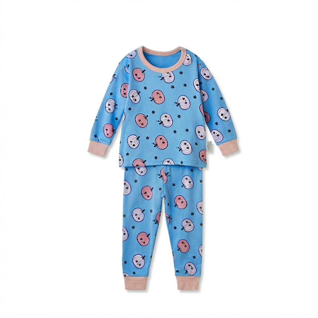 BabyRabbit Pumpkin Star Long Sleeve — Toddler Cotton Pajamas & Loungewear Set (12M–5T)