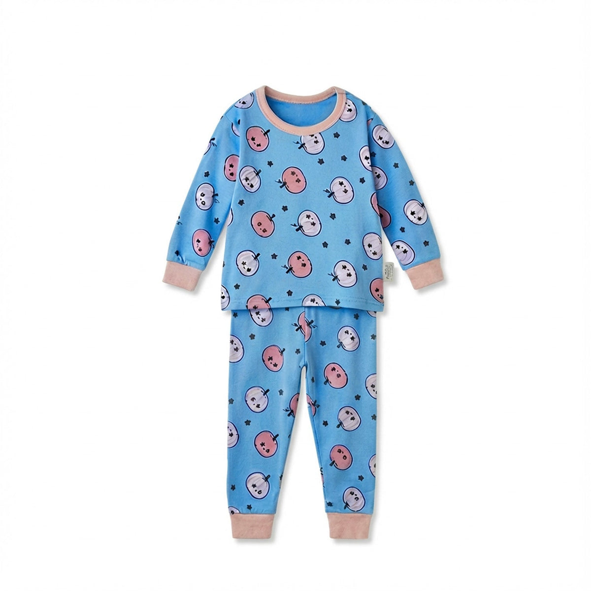 BabyRabbit Pumpkin Star Long Sleeve — Toddler Cotton Pajamas & Loungewear Set (12M–5T)