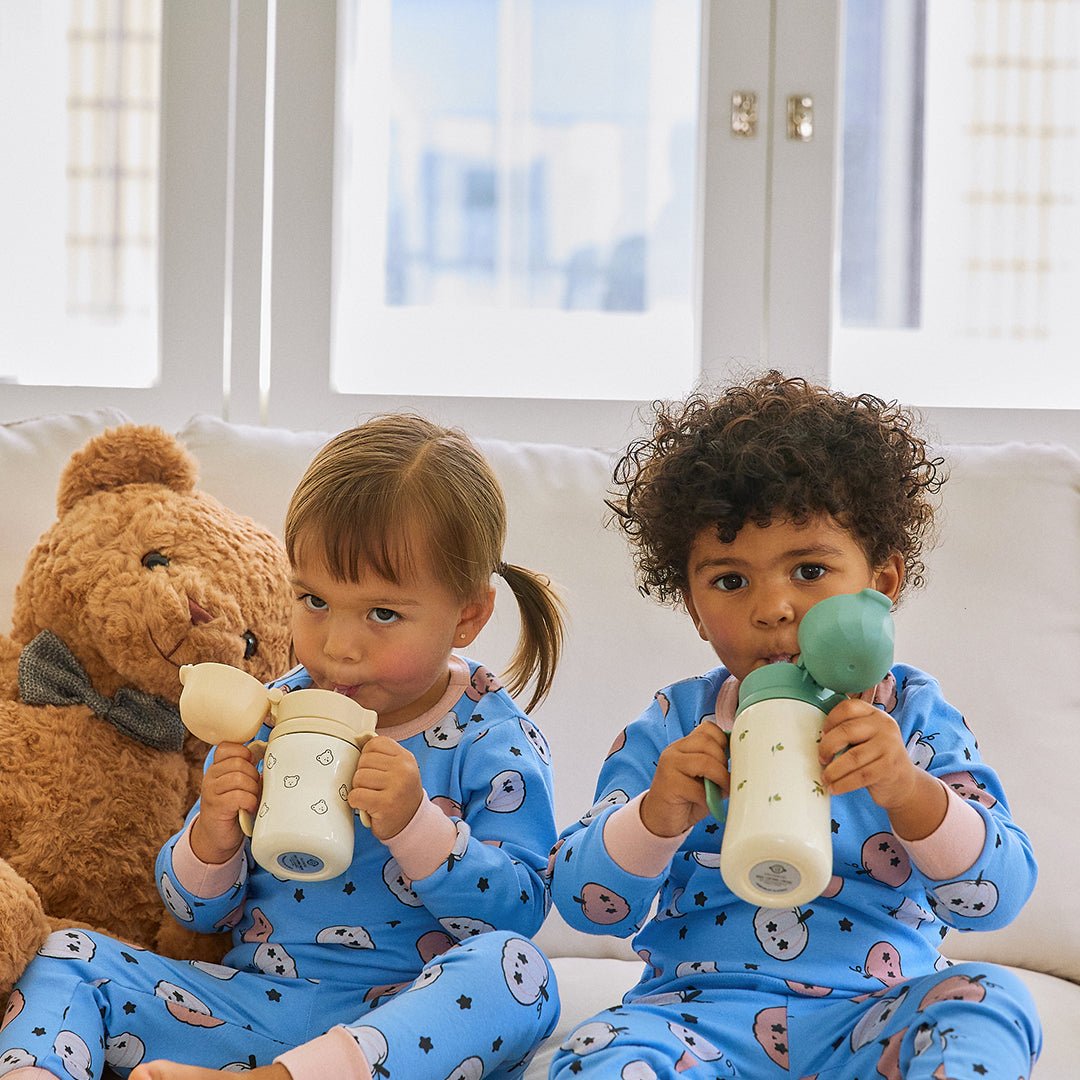 BabyRabbit Pumpkin Star Long Sleeve — Toddler Cotton Pajamas & Loungewear Set (12M–5T)