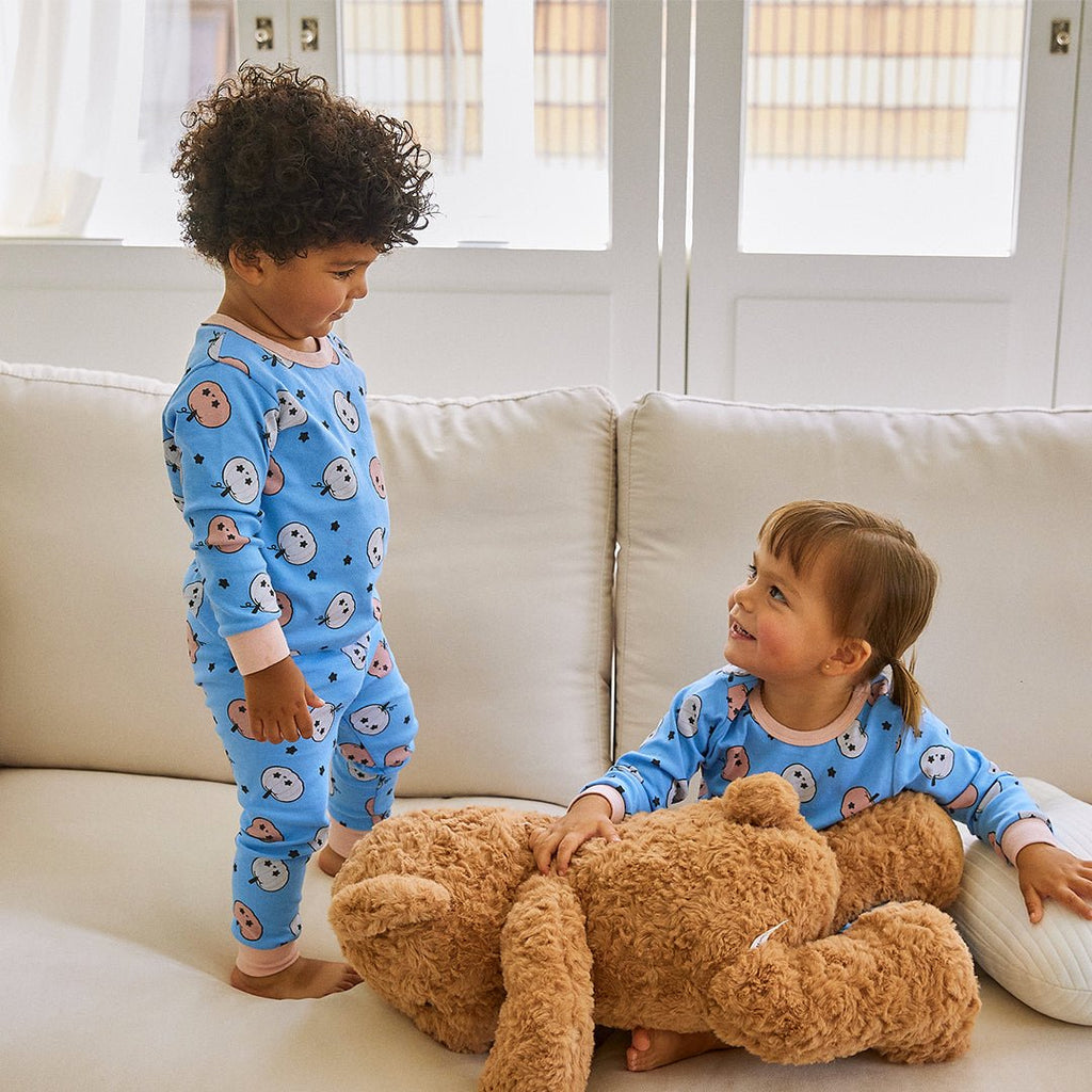 BabyRabbit Pumpkin Star Long Sleeve — Toddler Cotton Pajamas & Loungewear Set (12M–5T)