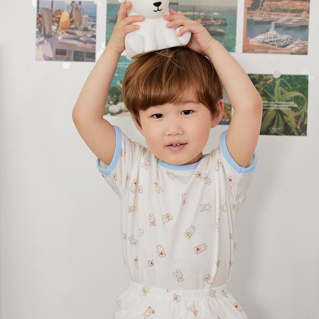 BabyRabbit Rabbit Short Sleeve — Toddler Cotton Pajamas & Loungewear Set (12M–5T)