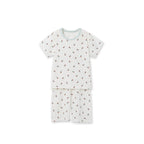 BabyRabbit Rose Short Sleeve — Toddler Cotton Pajamas & Loungewear Set (12M–3T)
