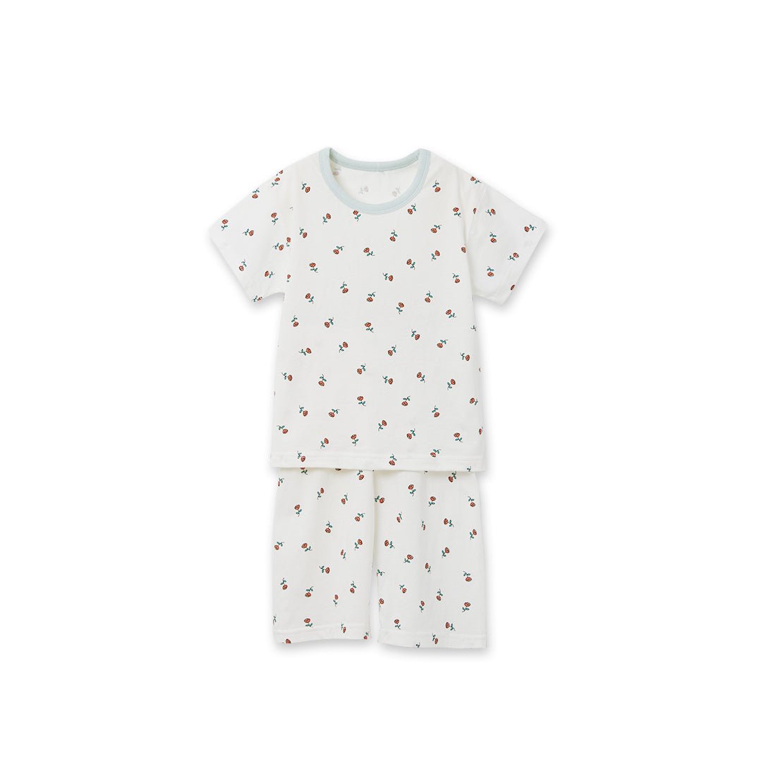 BabyRabbit Rose Short Sleeve — Toddler Cotton Pajamas & Loungewear Set (12M–3T)