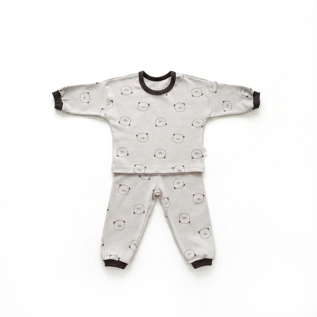 BabyRabbit Teddy BaeBae Long Sleeve Relaxed — Toddler Cotton Pajamas & Loungewear Set (12M–5T)