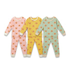 BabyRabbit Teddy Bear Long Sleeve — Toddler Cotton Pajamas & Loungewear Set (12M–5T)