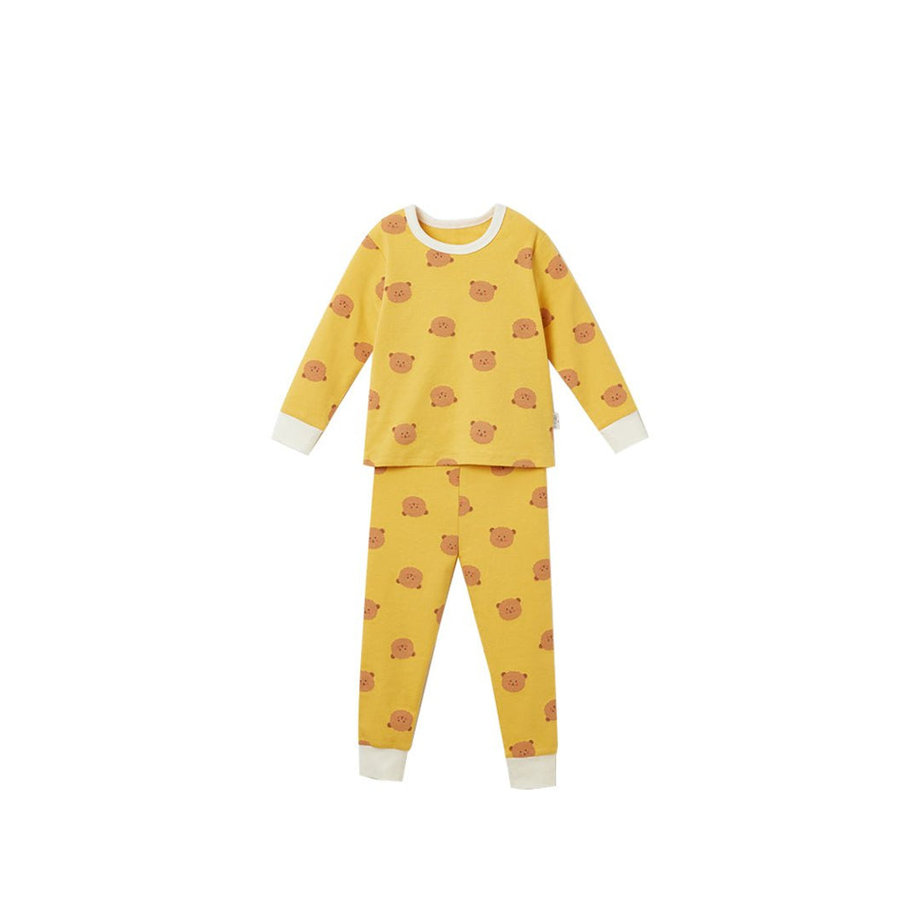 BabyRabbit Teddy Bear Long Sleeve — Toddler Cotton Pajamas & Loungewear Set (12M–5T)