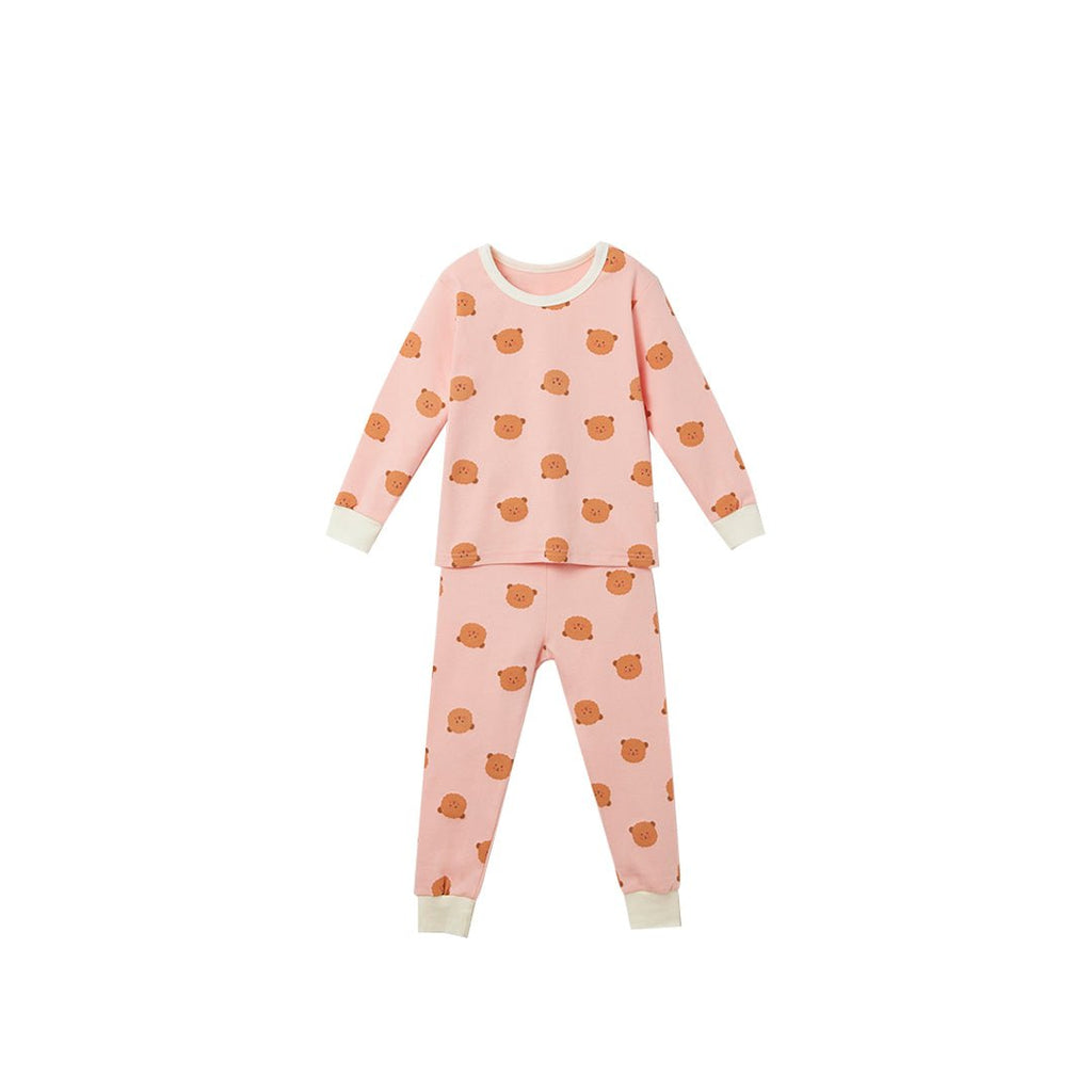 BabyRabbit Teddy Bear Long Sleeve — Toddler Cotton Pajamas & Loungewear Set (12M–5T)