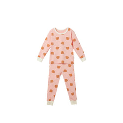 BabyRabbit Teddy Bear Long Sleeve — Toddler Cotton Pajamas & Loungewear Set (12M–5T)