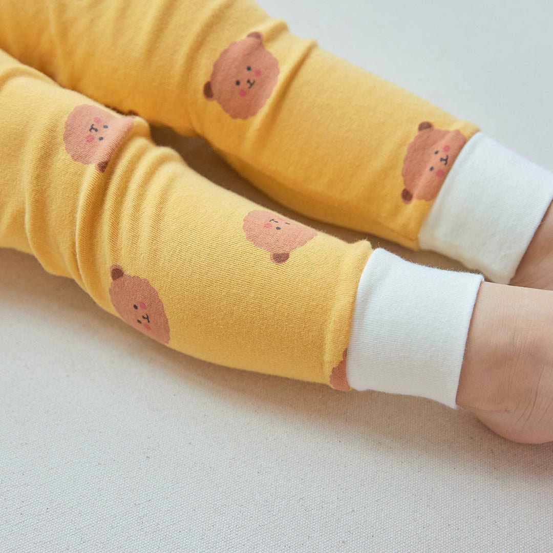BabyRabbit Teddy Bear Long Sleeve — Toddler Cotton Pajamas & Loungewear Set (12M–5T)