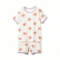 BabyRabbit Teddy Bear Short Sleeve — Toddler Cotton Pajamas & Loungewear Set (12-18M–5T)