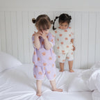 BabyRabbit Teddy Bear Short Sleeve — Toddler Cotton Pajamas & Loungewear Set (12-18M–5T)