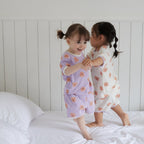 BabyRabbit Teddy Bear Short Sleeve — Toddler Cotton Pajamas & Loungewear Set (12-18M–5T)
