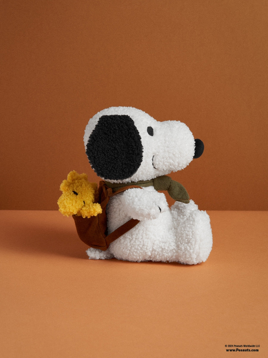 Snoopy with Woodstock in Backpack Plush, 8"