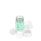 8oz Glass Baby Bottle Stage 2 Nipple, Stopper, Cap