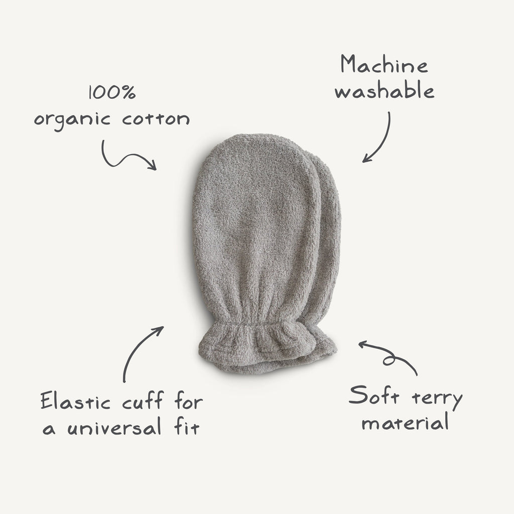 Organic Cotton Bath Mitt - Mushie