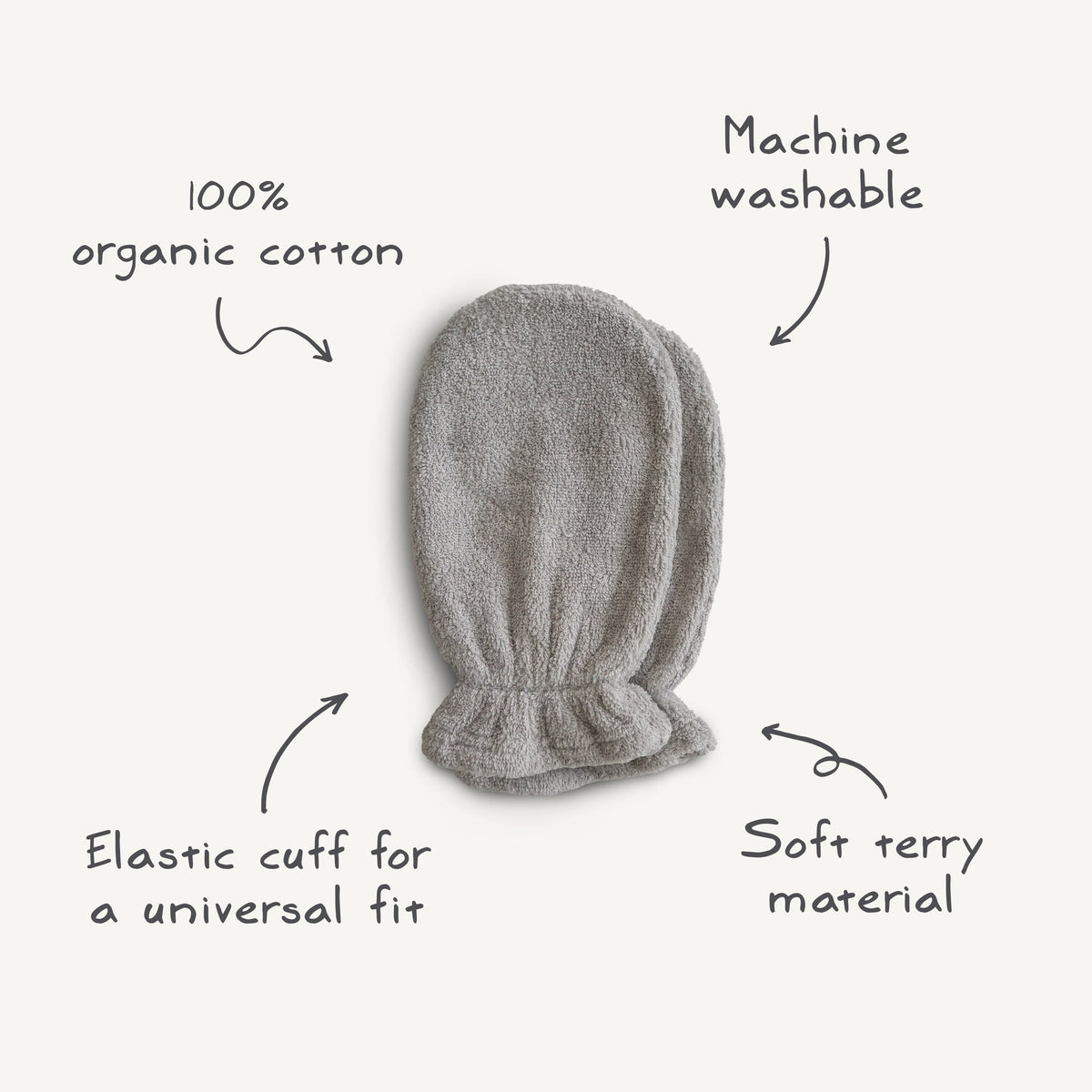 Organic Cotton Bath Mitt - Mushie