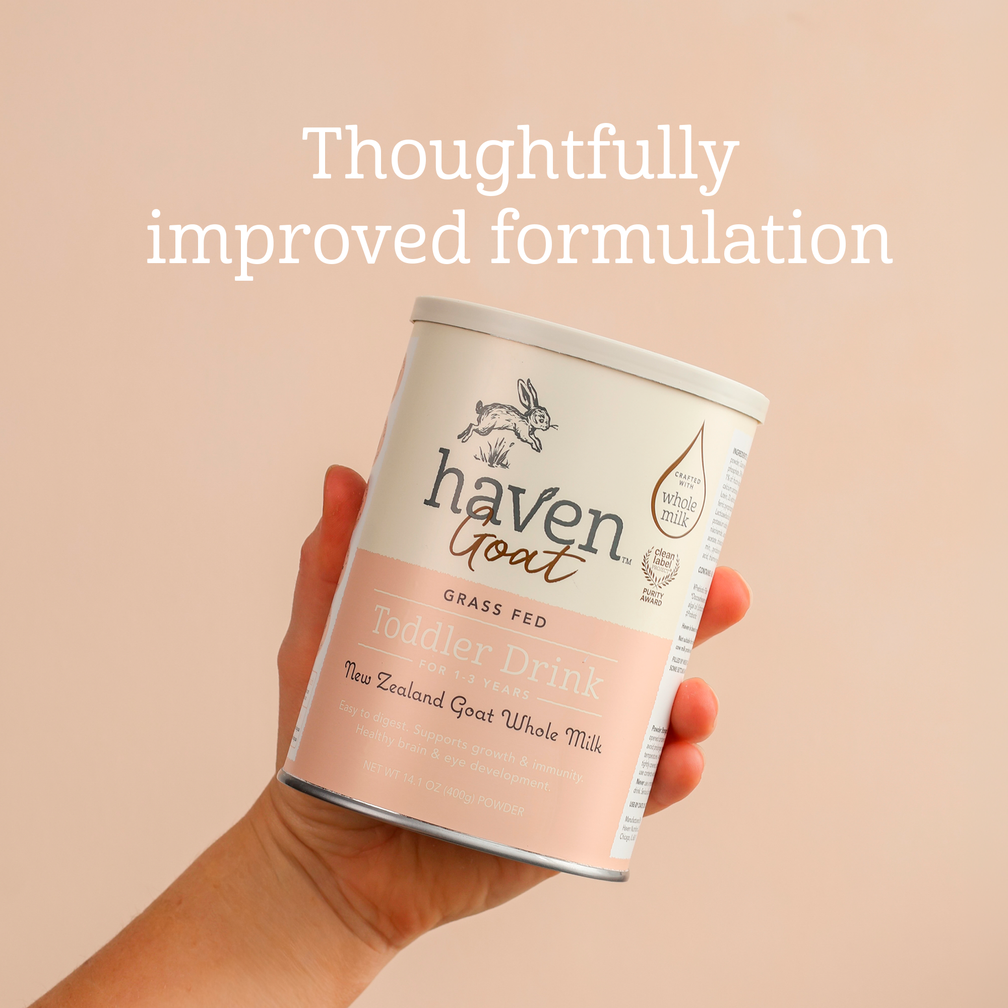 Haven Goat Toddler Formula | NZ Grass Fed Whole Milk