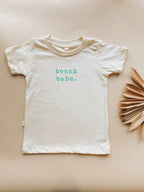 Beach Babe Organic Cotton Short Sleeve Toddler T-Shirt