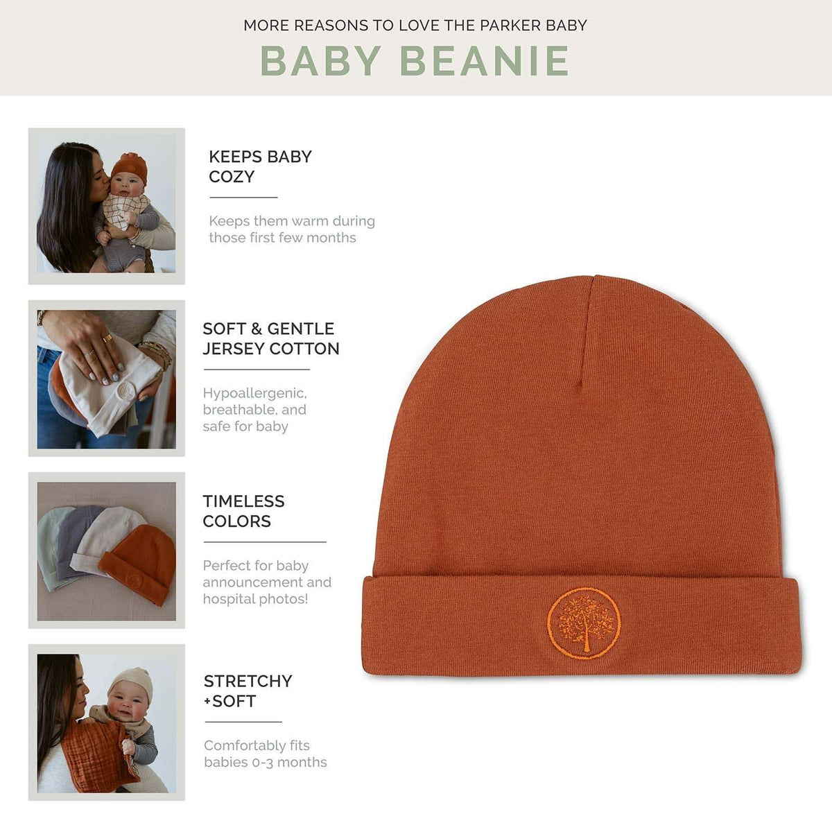 Gorros para bebé - Paquete de 2
