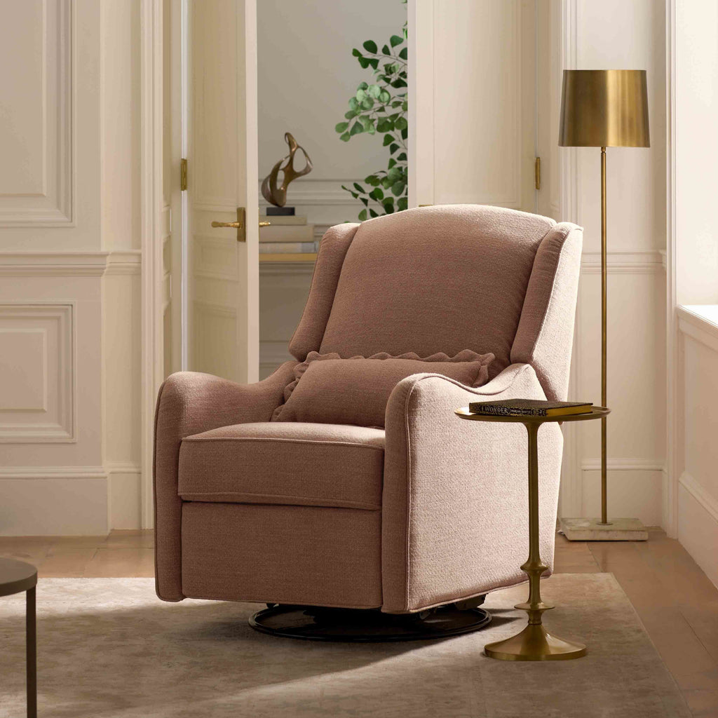 Sillón reclinable y mecedora giratoria Devon
