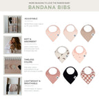 Bandana Bib Set (8 Pack)