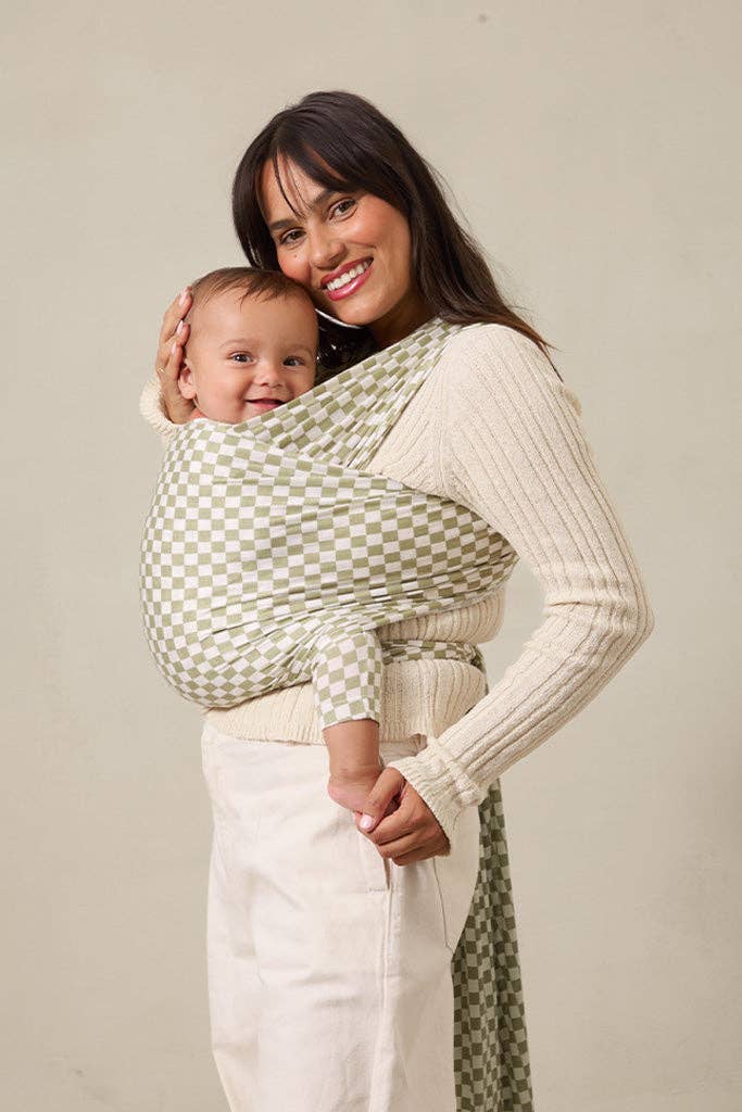 Sage Chequer Wrap