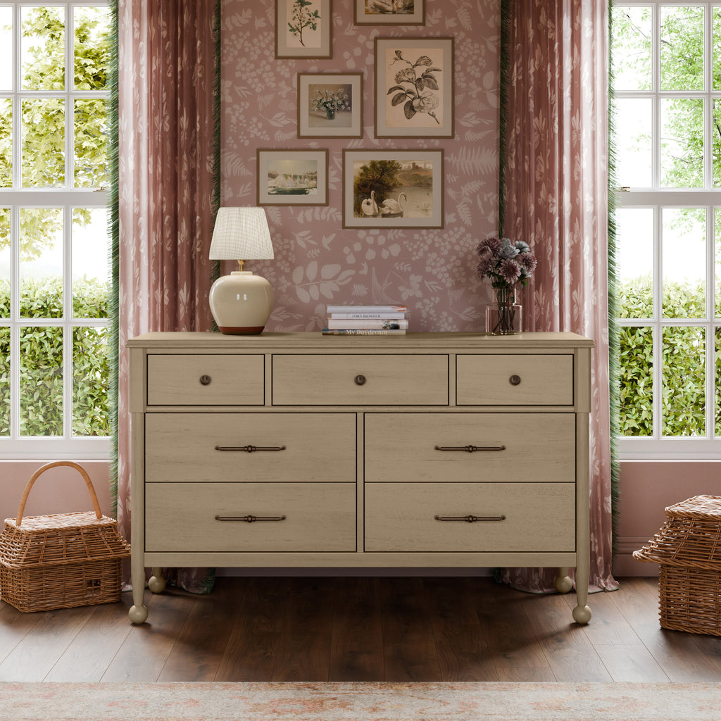 Alouette 7-Drawer Wide Assembled Dresser (56")