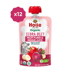 Holle Biodynamic Baby Food Pouches: Zebra Beet (12 pack)