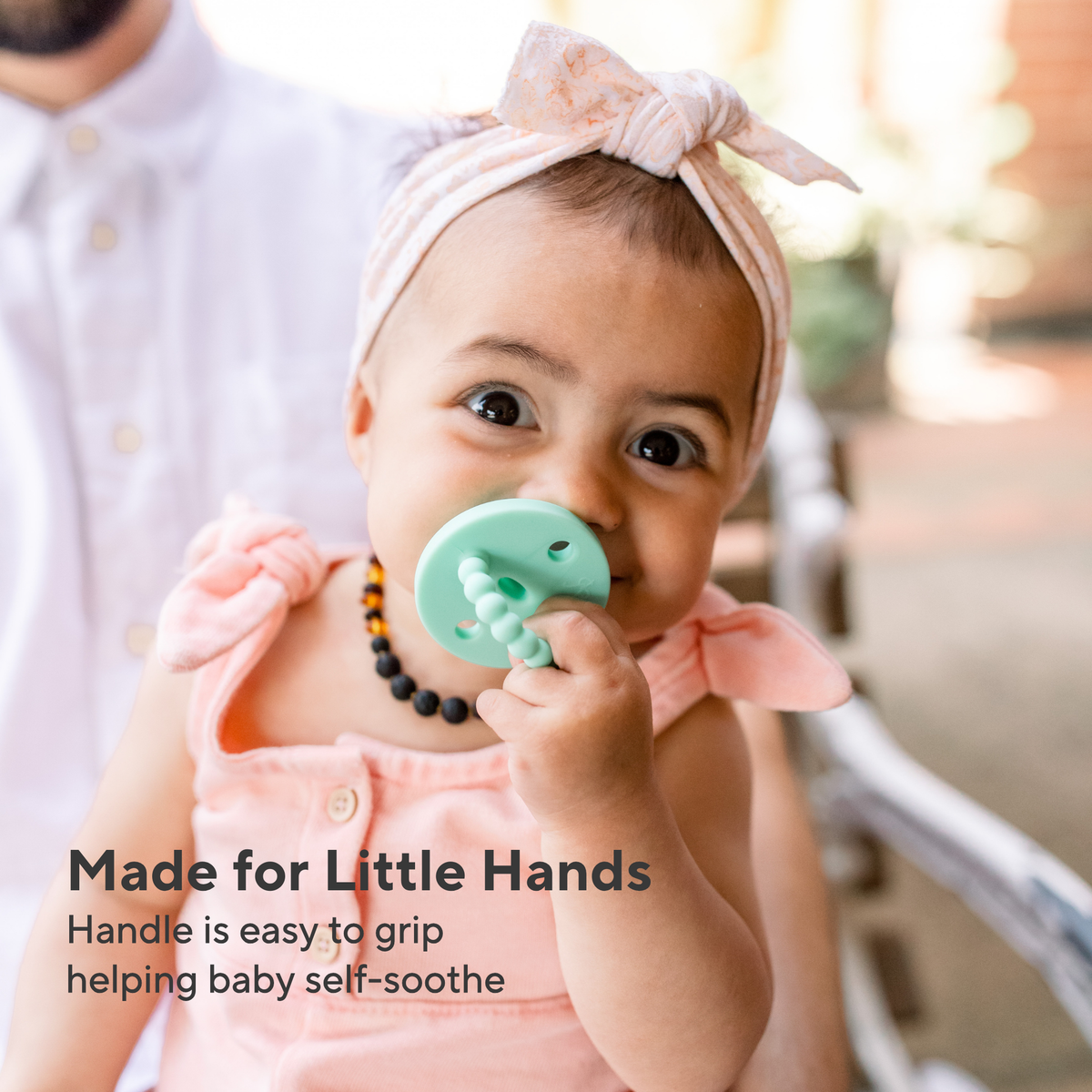 Cutie PAT Slant (0-6m) Pacifier + Teether