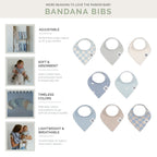 Bandana Bib Set (8 Pack)