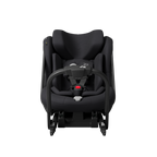 Axkid ONE 3 in Coastal Storm Black, front, with the infant insert fitted