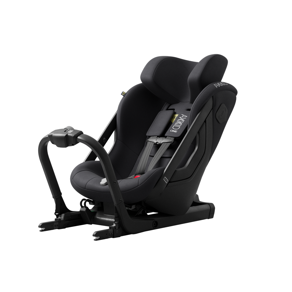 Axkid ONE 3 in Coastal Storm Black, three-quarter view
