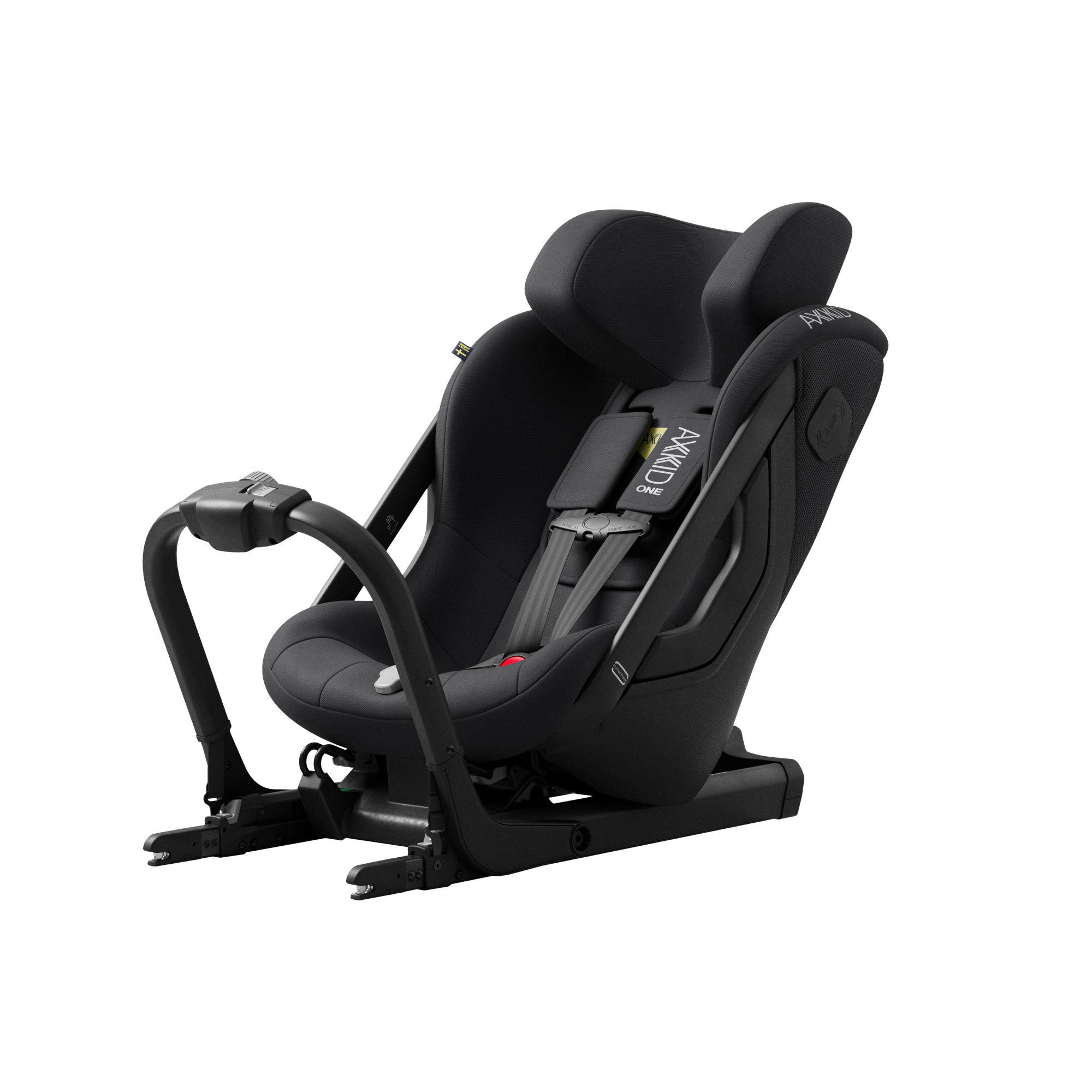 Axkid ONE 3 in Coastal Storm Black, three-quarter view