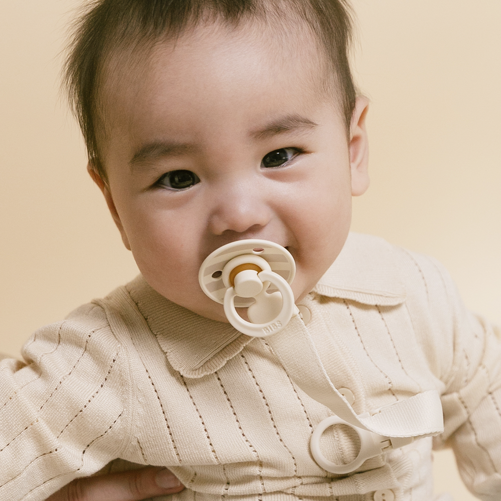 BIBS Colour Pacifier & Loop Clip Gift Set, Size 1