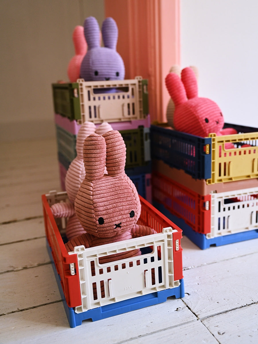 Miffy ECO Corduroy Plush - Dusty Rose, 9"