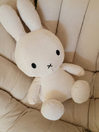 Miffy ECO Corduroy Plush - Offwhite, 27.5"