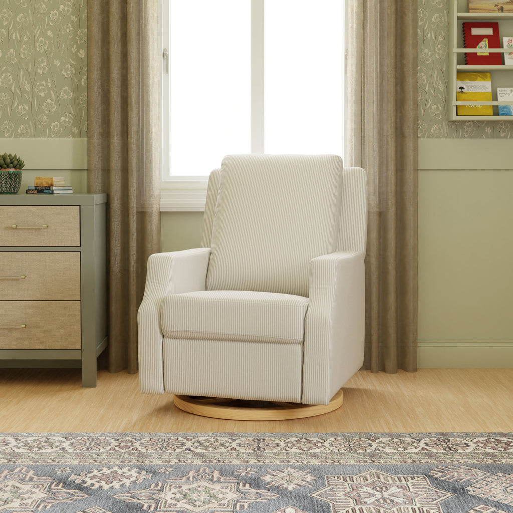 Sillón reclinable y mecedora giratoria Crewe