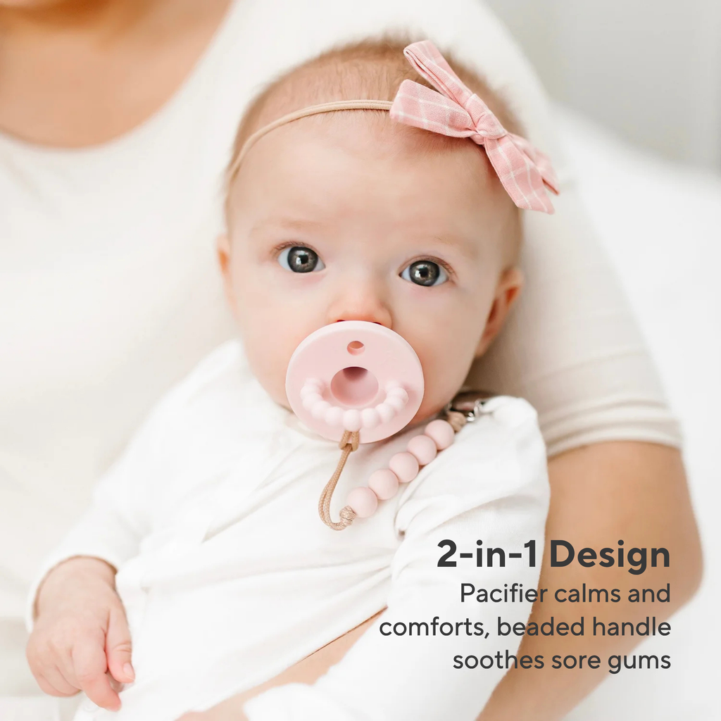Cutie PAT Round (0-6m) Pacifier + Teether