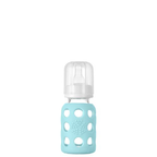4oz Glass Baby Bottle - Stage 1 Nipple, Stopper, and Cap
