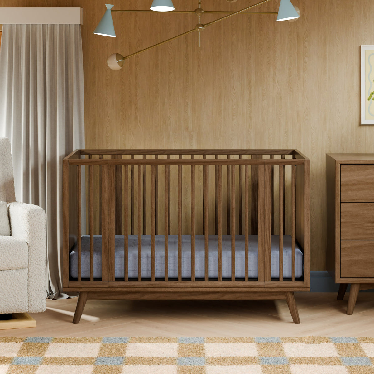 Cuna convertible 8 en 1 All-Stages® Palma con kits de moisés y cama para niños pequeños