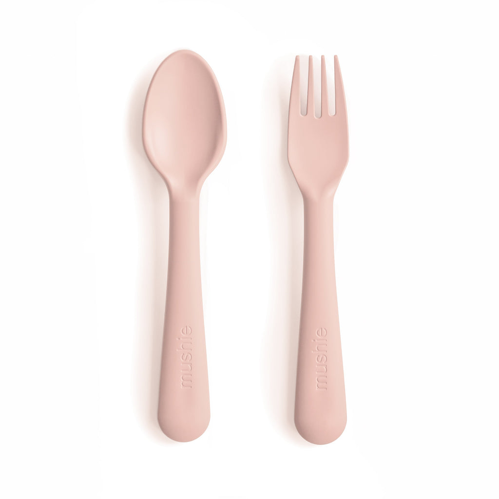 Dinnerware Fork and Spoon Set - Mushie