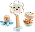 Baby White BabyKit Rattles & Teether Gift Box - DJECO