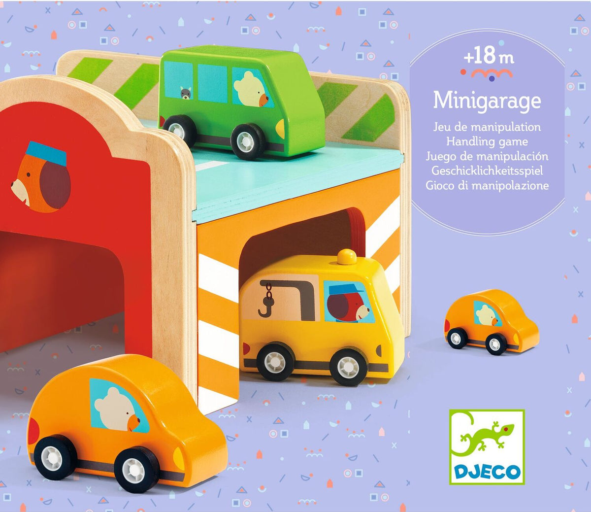 Minigarage Wooden Automobile Set