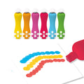 6 Foam Markers for Little Hands