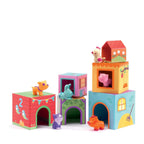 Topanifarm Nest and Stack Blocks + Animals