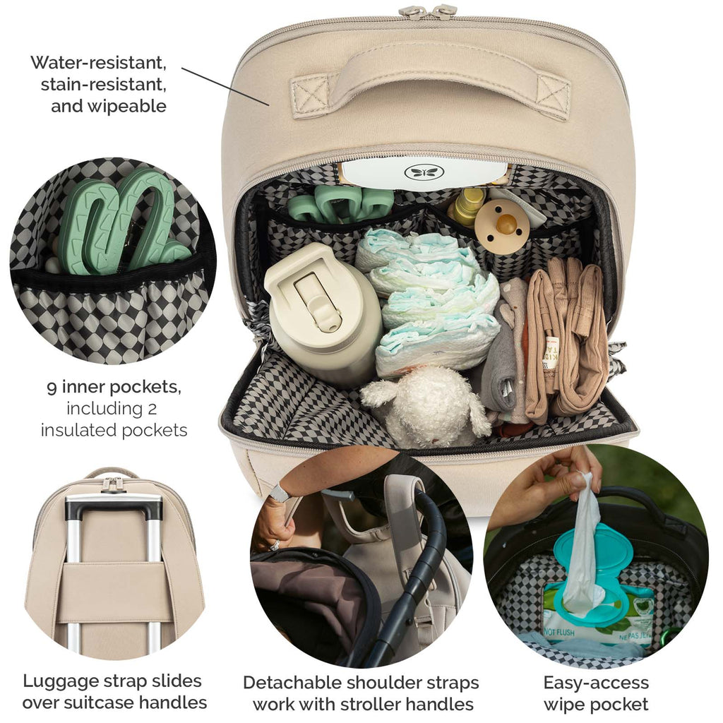 Mochila pañalera de neopreno Drift